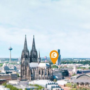 Luftaufnahme Köln, Marker Firmenstandort